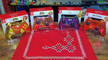 Unboxing: 4 Chrome Nintendo Switch Wired Controllers by PowerA