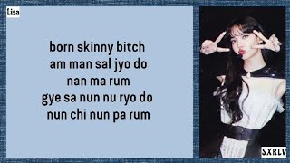 BLACKPINK - Pretty Savage (easy lyrics)