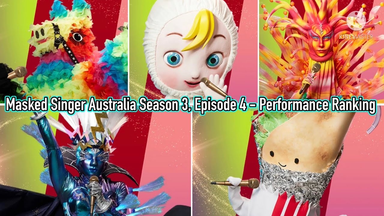 Masked Singer Australia Season 3, Episode 4 - Performance Ranking - YouTube