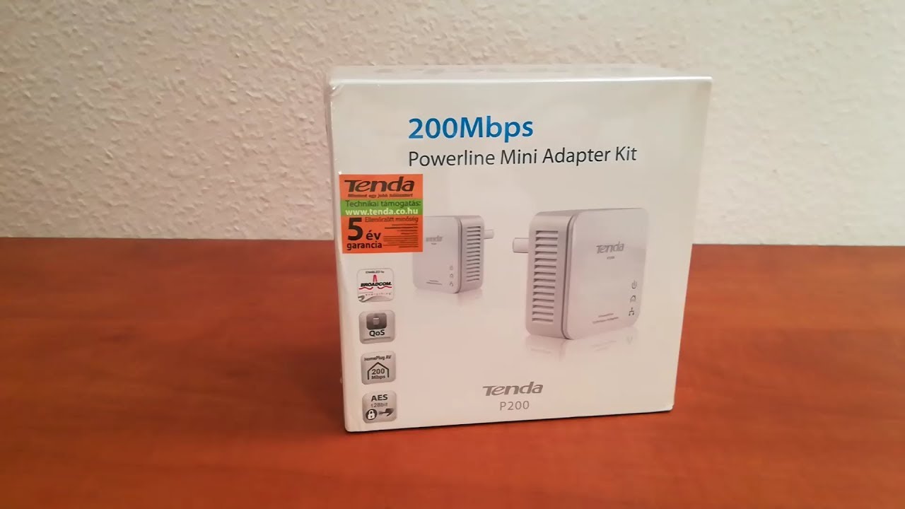 Tenda 200Mbps Powerline Mini Adapter P200+