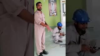 फॉलोर 🏥बॉक्स 13.mp #socket #कनेक्शन/+ #Fix करना सीखे 👍💯#kuwait🇰🇼 #Electrical #floorbox