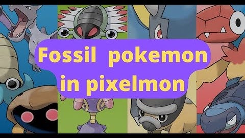 fossil pokemon in pixelmon (Tutorial)