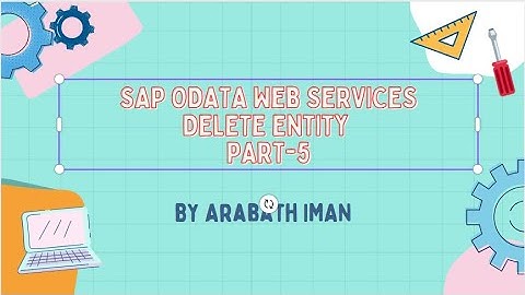 SAP OData Services   Delete Entity