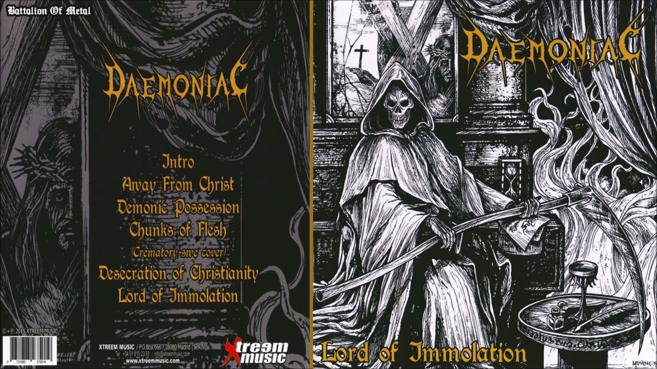 DAEMONIAC - Lord of Immolation (FULL EP) Italy