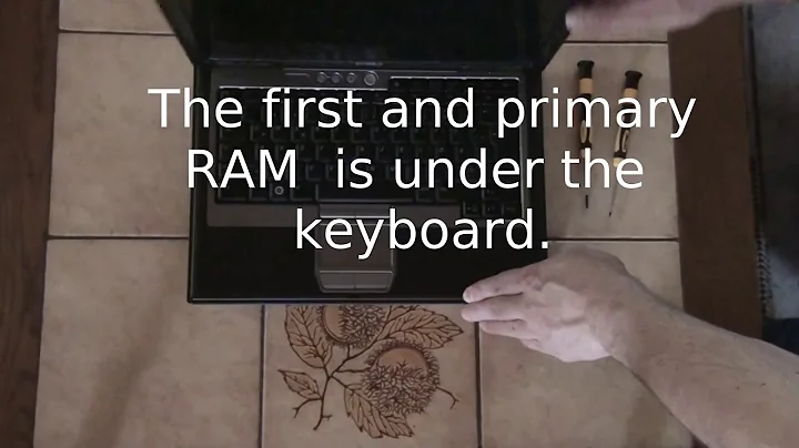 How to upgrade RAM yourselve on a Dell Latitude D620 with up to 2x2 GB = 4GB SO-DIMM DDR2