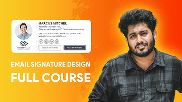 [#01] - Complete Email Signature Design with HTML – Full Bangla Course