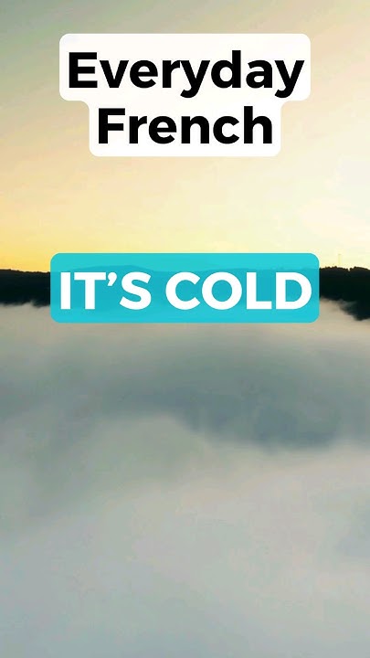 how-to-say-it-s-cold-in-french-shorts-youtube