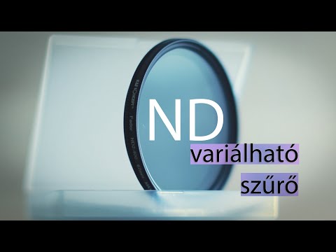 Variálható ND szűrő fotósoknak és videósoknak | K&F Concept ND2-ND400 -  YouTube