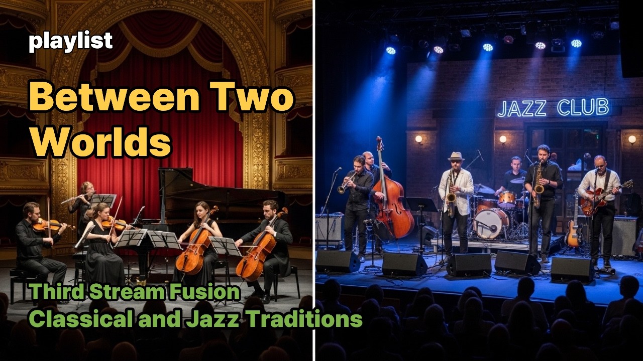 🎧Jazz-Classical Fusion🎧Title: “Between Two Worlds”🎵Third Stream music, classical / jazz traditions🎵