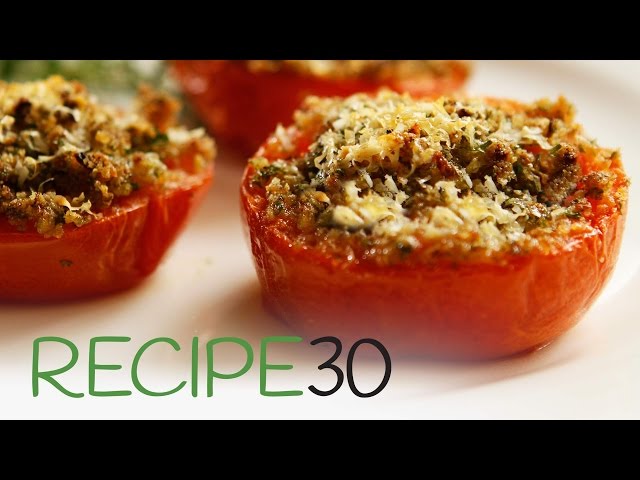 Provence-Style Tomatoes with Breadcrumbs and Herbs (Tomates à la