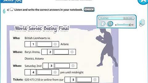 Excel 5 module 8 p105 ex6 Listening