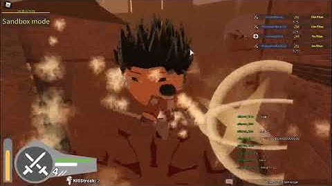 My first time playing Attack on titan Downfall [Sandbox] (roblox)