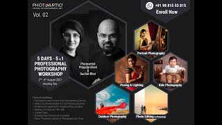 5 DAYS - 5 in 1 - Professional Photography Workshop at Pune by Sachin Bhor #shorts