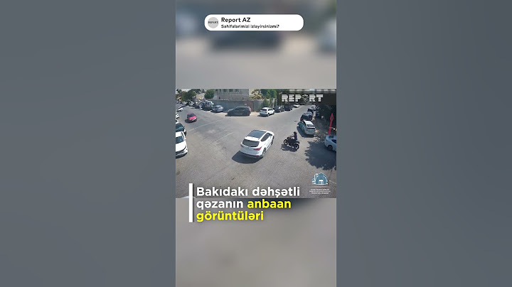 Bakıdakı dəhşətli qəzanın anbaan görüntüləri: motosikletçi havada fırlanıb yerə çırpıldı
