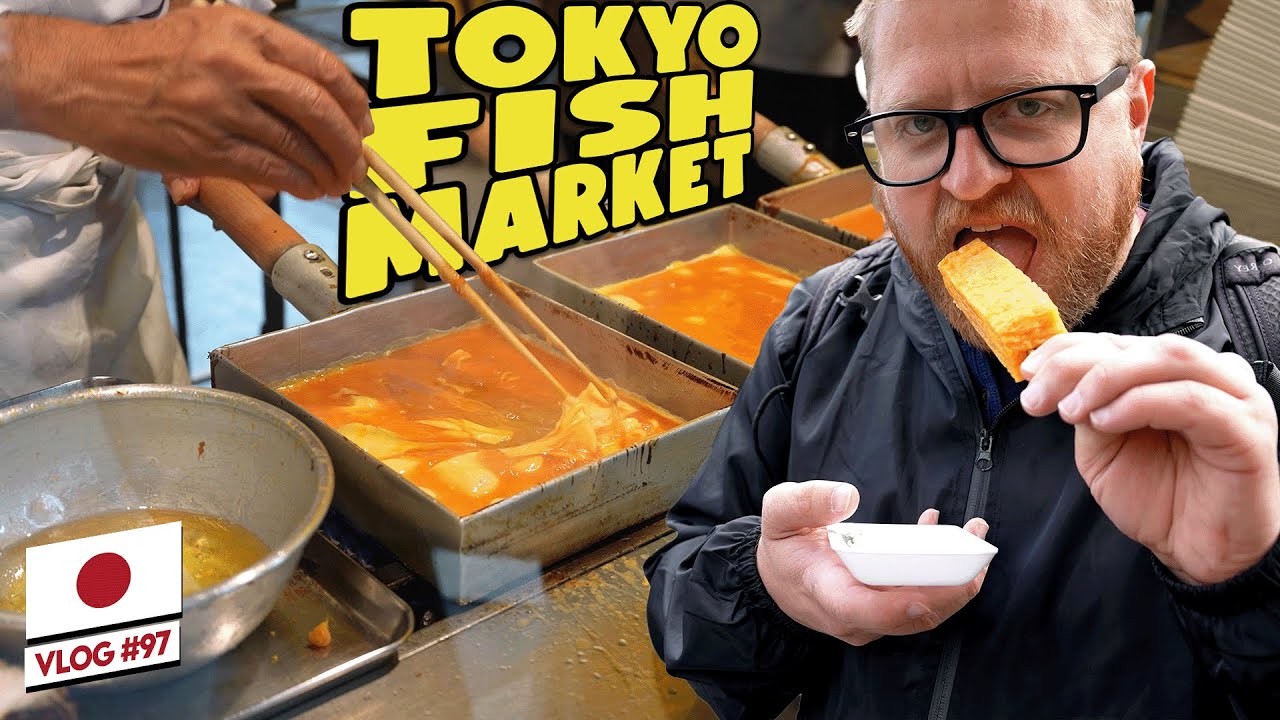 97 | TSUKIJI FISH MARKET 🇯🇵 Full Time Family Travel