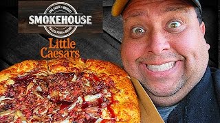 LITTLE CAESARS® Smokehouse Pizza Review!!