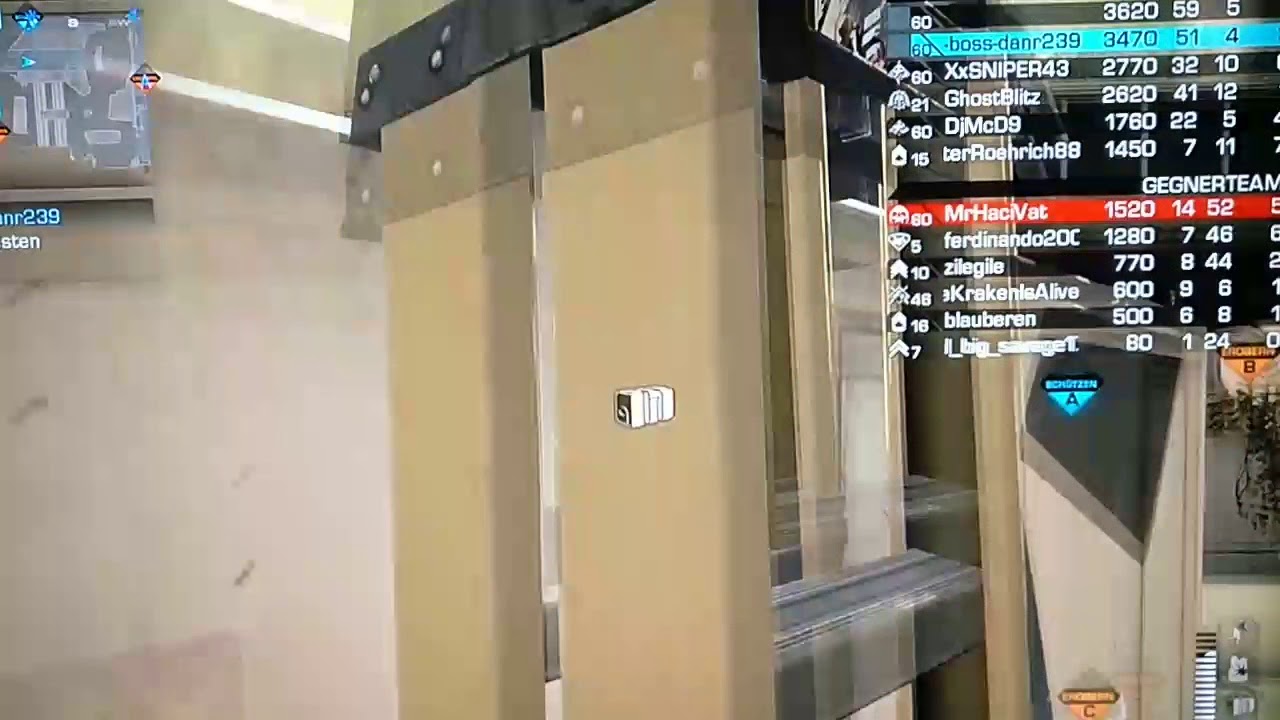 CoD Ghosts: Spawn trap Wallbang on Strikezone C flag