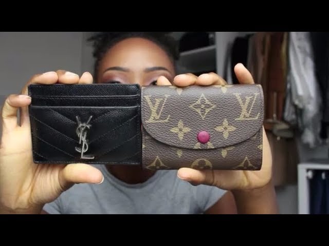 COMPACT WALLET COMPARISON 🤗 Louis Vuitton Rosalie vs. YSL