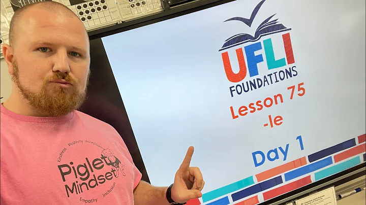 Mr. Holland’s UFLI Lesson 75 (-le) Day 1