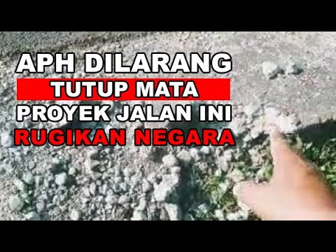 Hancur Lebur! Proyek Jalan Dinas PUPR Ini Rugikan Negara, APH Didesak Segera Turun Tangan