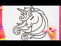 Come Disegnare Un Unicorno Kawaii Facile Per Bambini