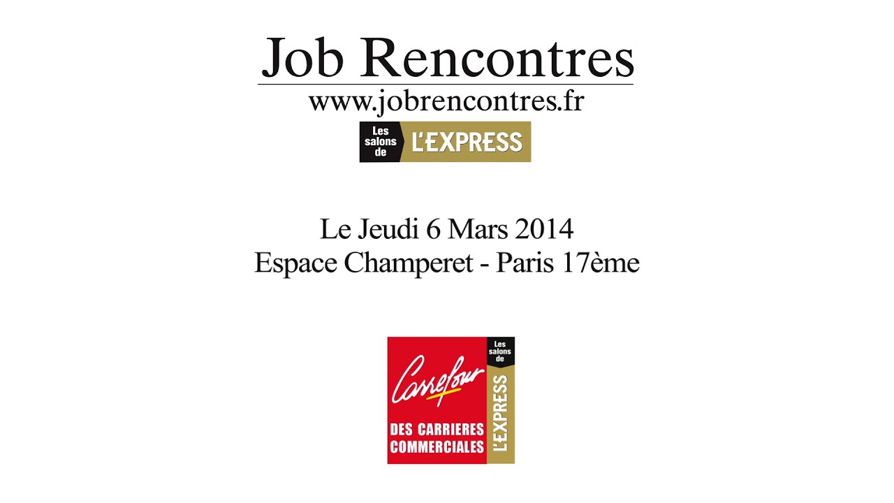 job rencontres paris