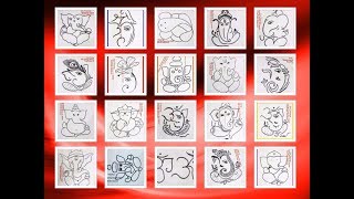 Ganesh Chaturthi Special Ganesha Ganpati Drawing for Kids- 20 Non Stop Compilation @drawingclassforkids9764