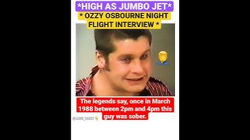 Thumbnail of * OZZY OSBOURNE HIGH AS JUMBO JET * [WTF??] What is he on? #ozzyosbourne #interview #high #drugs