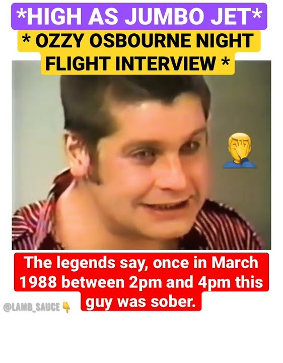 ozzy osbourne high in interview