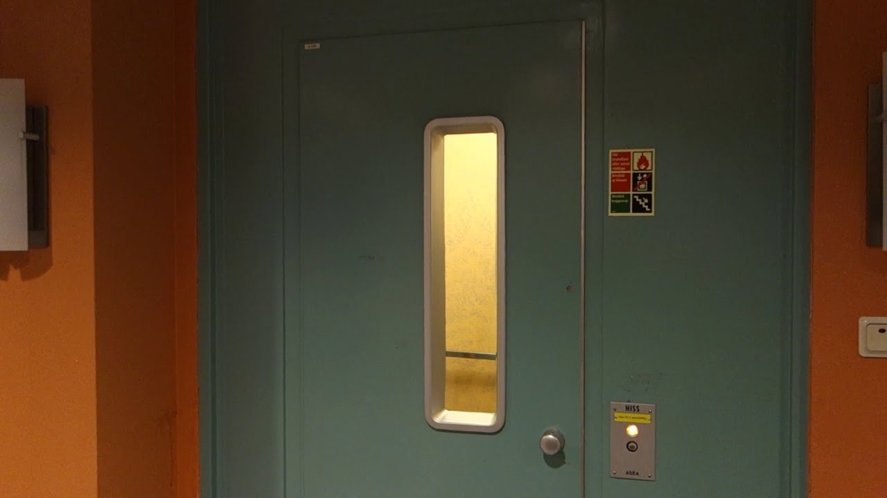 1962 ASEA Graham Traction Elevator @ Heden 128, Bollnäs, Sweden.