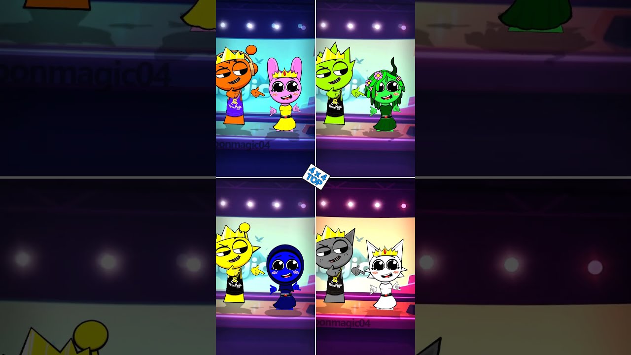  CHOOSE YOUR FAVORITE SPRUNKI COUPLE Only One Can Win Animation Sprunki Funny