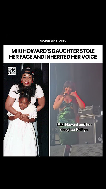 The apple doesn’t fall too far from the tree ❤️ #mikihoward #daughter #singer #rnb #family #mom