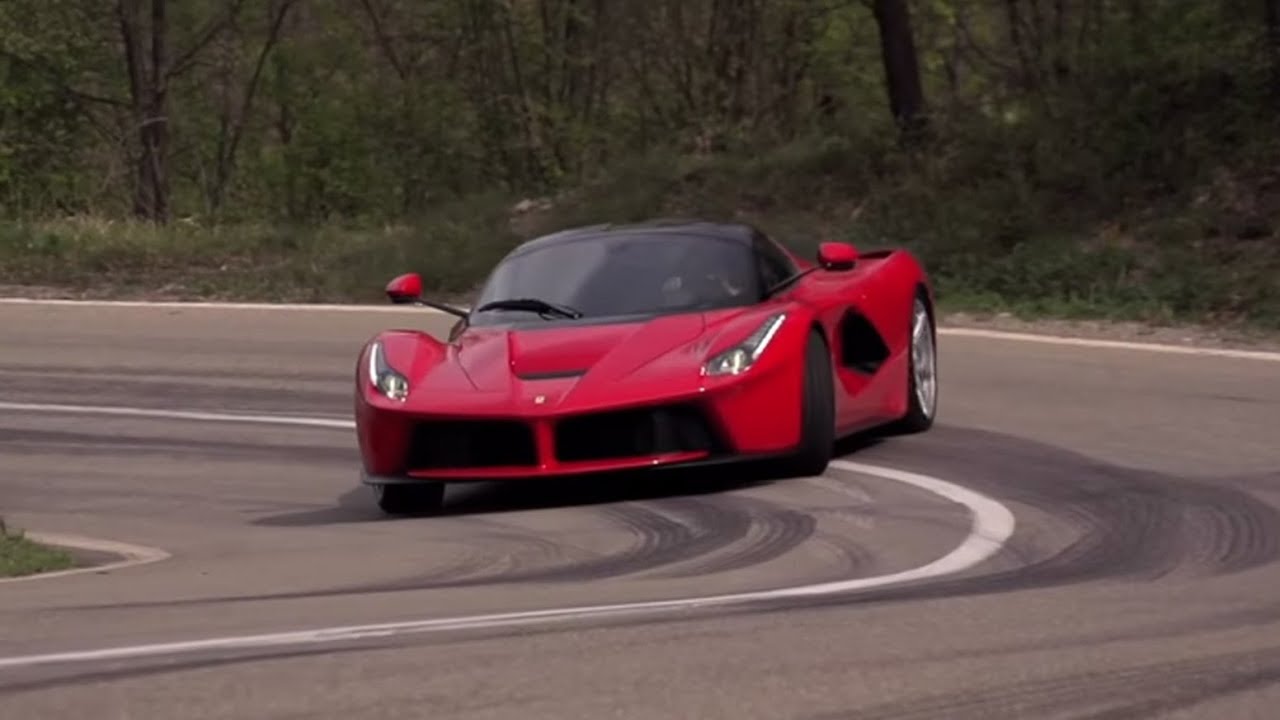 Ferrari Laferrari Supercar - Drifting Mode And Big Burnout - Youtube
