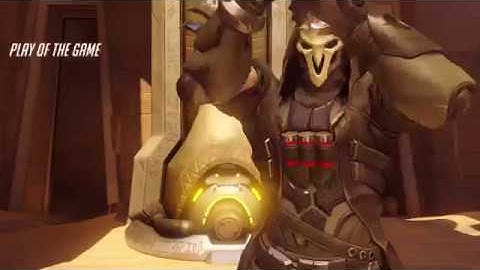 Overwatch - Highlights - Play of the Game Quadruple Kill with Reaper