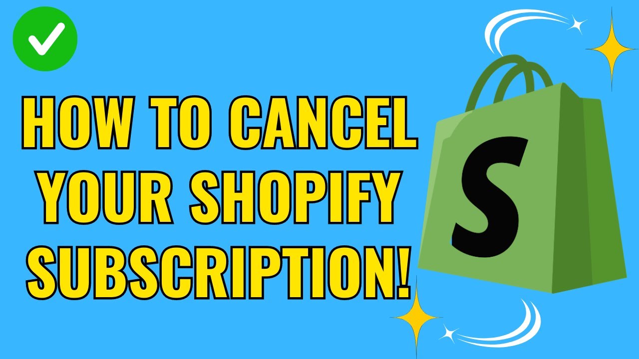 How to cancel your Shopify subscription (Simple 2025) - YouTube