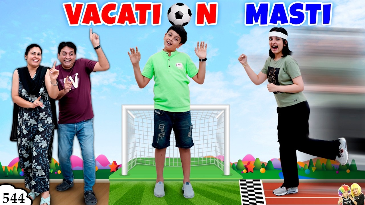 VACATION MASTI | Ep 544 | Summer Time | Comedy Family Gaming Challenge | Aayu and Pihu Show