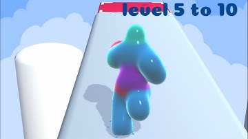 Blob Runner 3D : All Levels Gameplay | level  5 to 10 | New Update | android/iOS