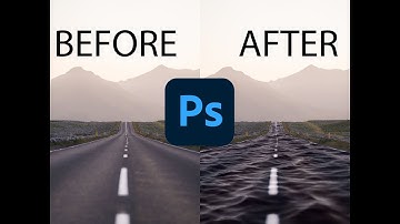 wavy effect in photoshop | how to make wavy road effect in photoshop 2021 - adobe photoshop 21