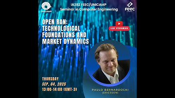 IA382/FEEC/UNICAMP Seminar: "Open RAN: Technological Foundations and Market Dynamics"