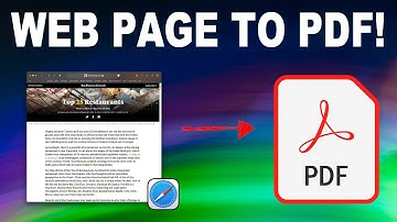 Quick Tutorial: Save a webpage as a PDF with Safari