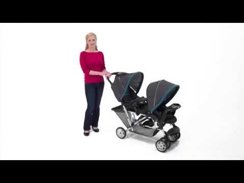 Graco DuoGlider Classic Connect Stroller Dragonfly Review 2017 - YouTube