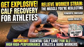 ASMR Deep Tissue Calf Massage for EXTREME Muscle Recovery Boxer, Runner, Athlete Relief (No Talking) screenshot 4