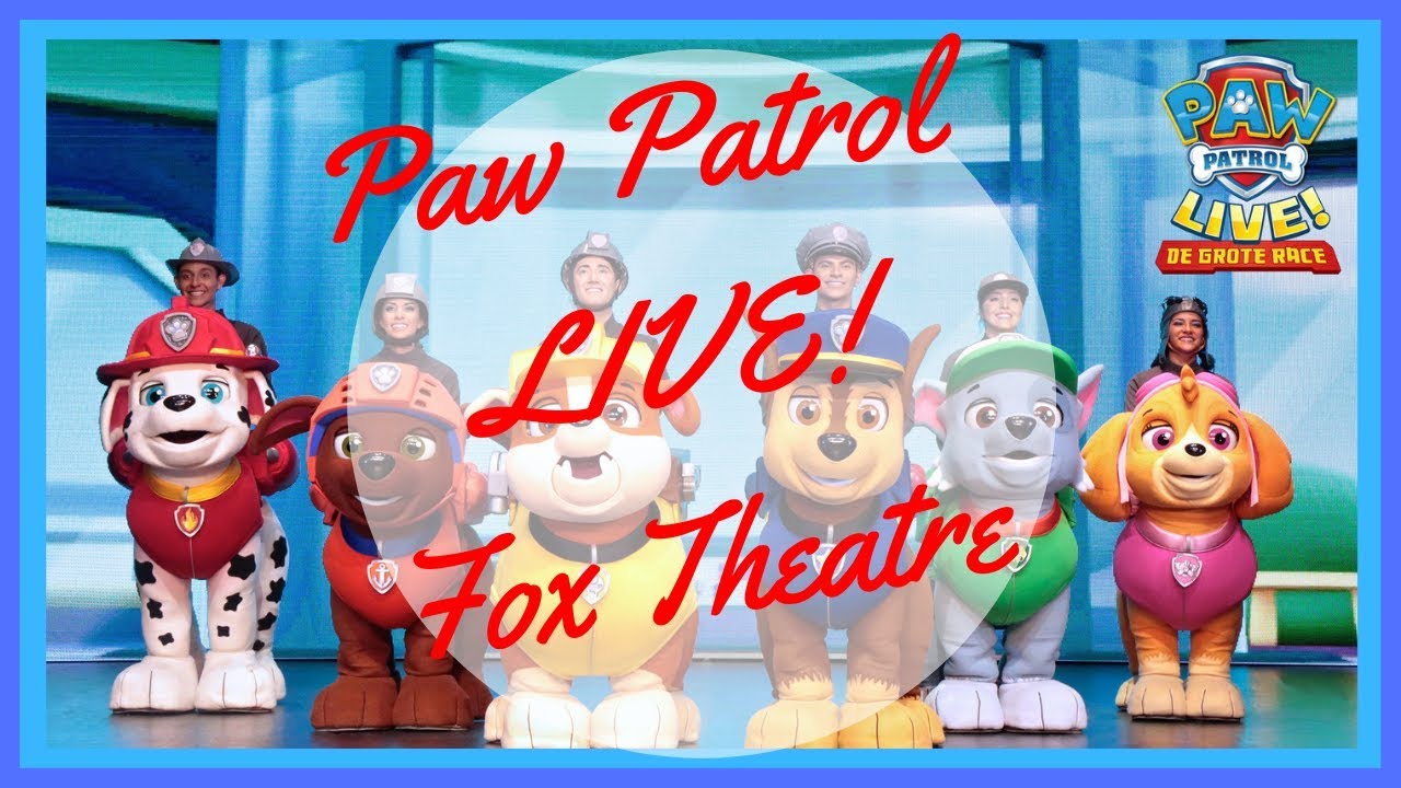 Ethan and Spencer see Paw Patrol Live YouTube