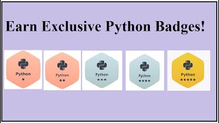 Earn Exclusive Python Badges | Share On LinkedIn