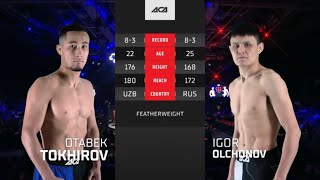 Отабек Тохиров vs. Игорь Олчонов | Otabek Tokhirov vs. Igor Olchonov | ACA 163