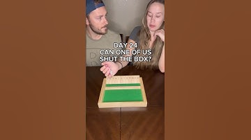Day 24 Can One of us Shut the Box? 📦 #gamenight