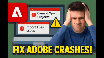 How to Solve All Adobe Crashes Fix Software Not Opening, Projects Not Loading, An File Import Issues