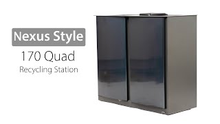 Glasdon UK | Nexus® Style 170 Quad Recycling Bin
