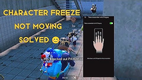Character Freeze,Not Moving, Stuck Pubg Mobile/Bgmi Infinix Phone