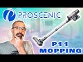 Proscenic p11 mopping test de laspirateur balai sans fil